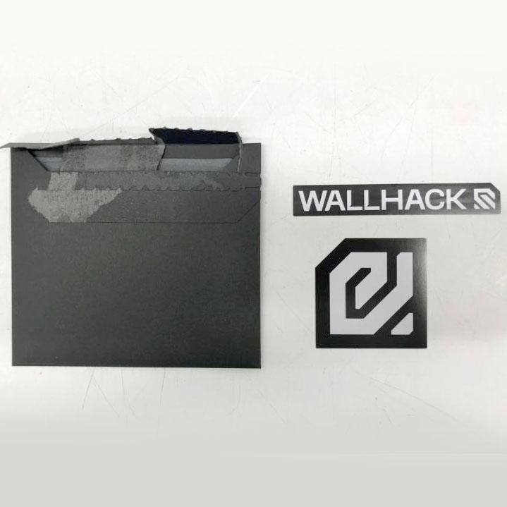 E3840YO ◇0530_4凹【美品】ガラスマウスパッド SP-004 WALLHACK