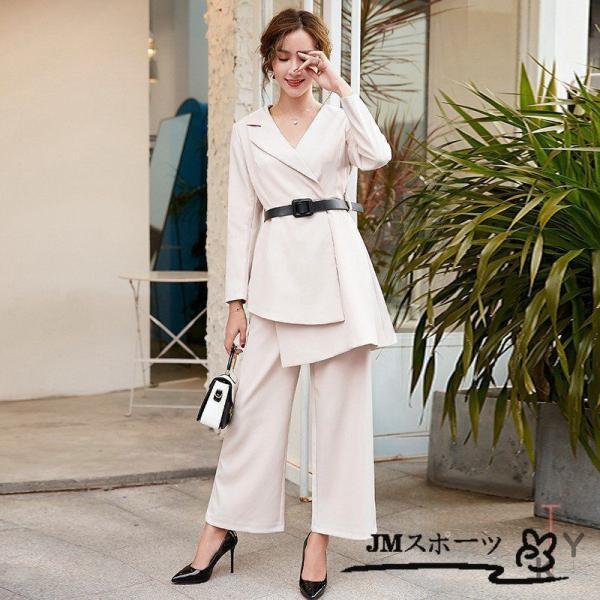 パンツドレス 結婚式 ドレス セットアップ レディースパンツ ドレス 体型カバー フォーマル パーティー 披露宴 二次会 20代 30代 40代 50代 | ブランド登録なし | 09