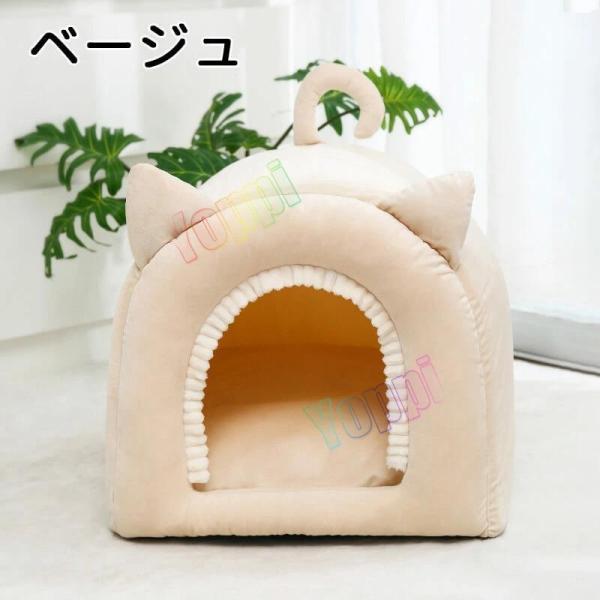 ペットハウス ドーム型 猫用ベッド クッション付き 猫ハウス ペットハウス ドーム型 猫用ベッド クッション付き 猫ハウス