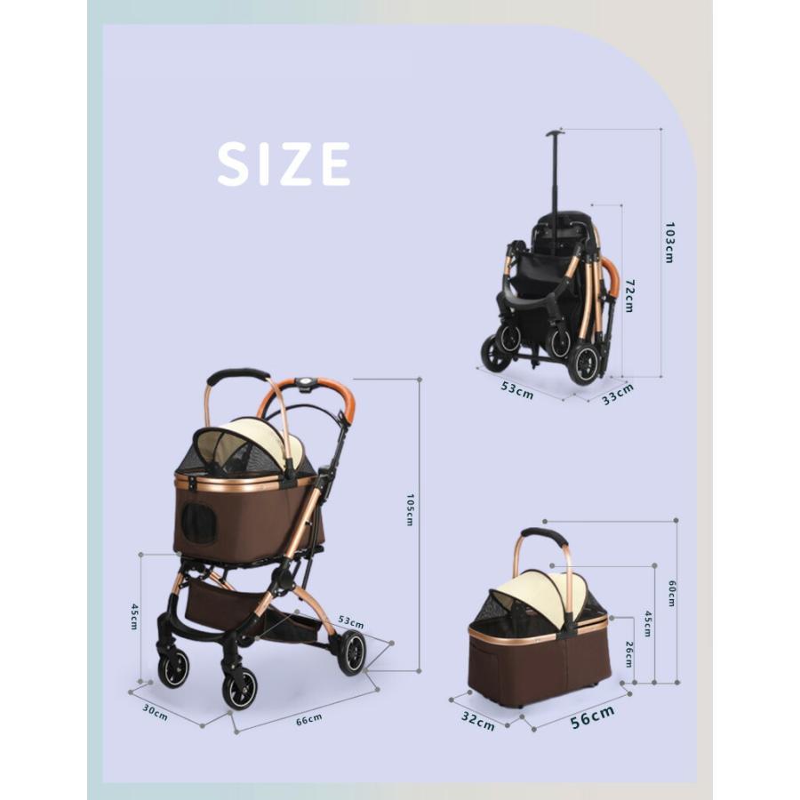 ペットカート　分離式　2way　折りたたみ　犬用カート　取り外し　キャリーカート 楽天市場】【動画あり】ペットカート 分離式 2way 取り外し可能