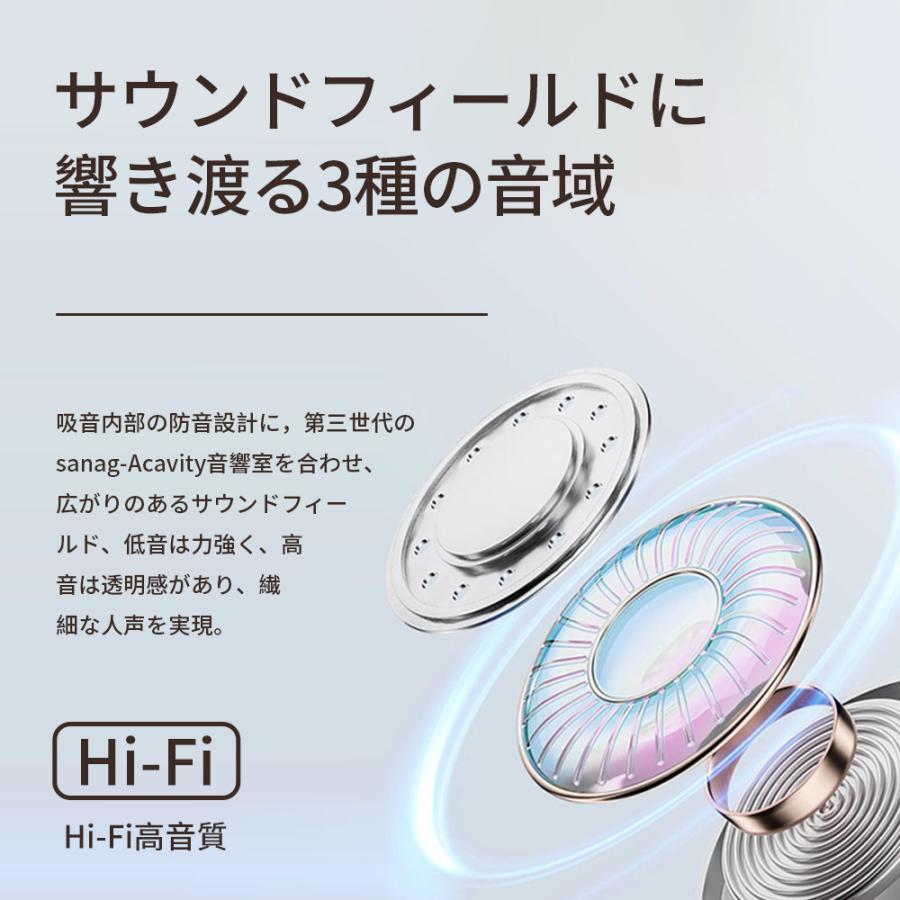 Sanag ワイヤレスイヤホン 骨伝導イヤホン イヤホン Bluetooth5.3