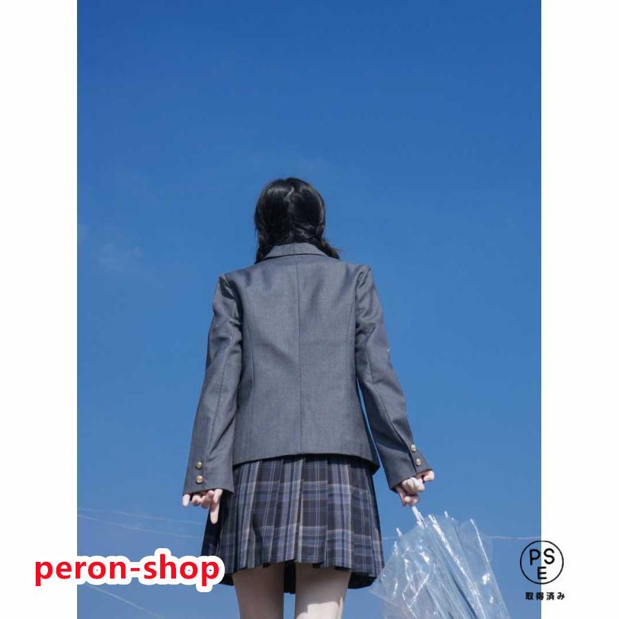 制服 ブレザー 女子高生ジャケット 紺/ブラック?大きいサイズ