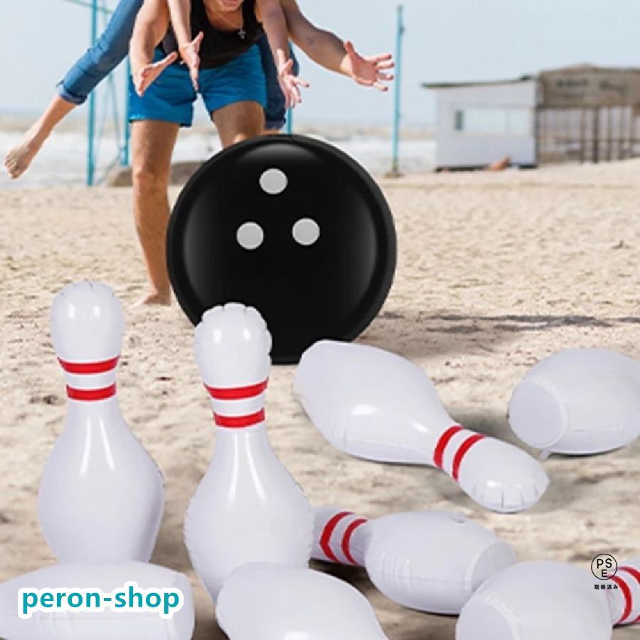 巨大 ボウリング ピン 風船 ボール付き 60cm 特大 ビッグサイズ
