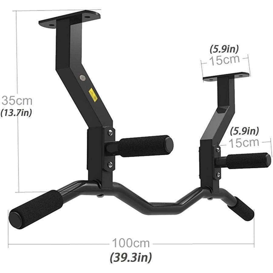 懸垂バー ドア 100cm 壁掛けプルアップバー ブランコ 鋼けんすい