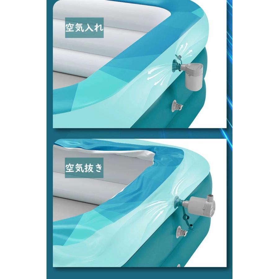 プール ビニールプール 水遊び プール フレームプール 加厚 ビニールプール 家庭用プール 庭プール 子供用 大人用 ベビープール ファミリープール 大型 中型 小 |  | 03