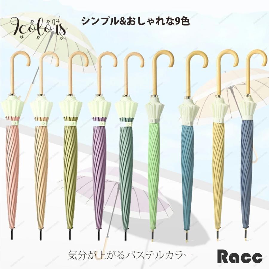 ゲラゲラ　6本　訳あり品 即納　雨傘  16本骨 長傘 大きめ 軽量 76mar24cbys03.jpg