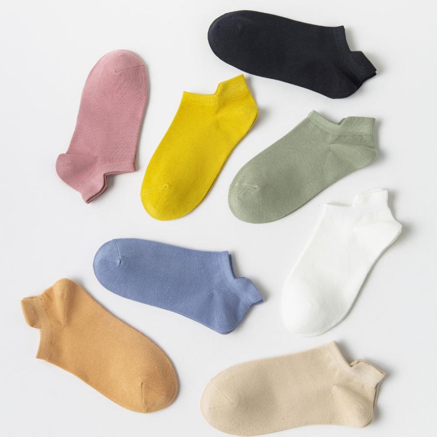靴下 ソックス アンクルソックス レディース 6足セット 22-26cm 防臭 抗菌 柔らかい 通気性 無地 可愛い 女性靴下 くつした 室内 |  | 05