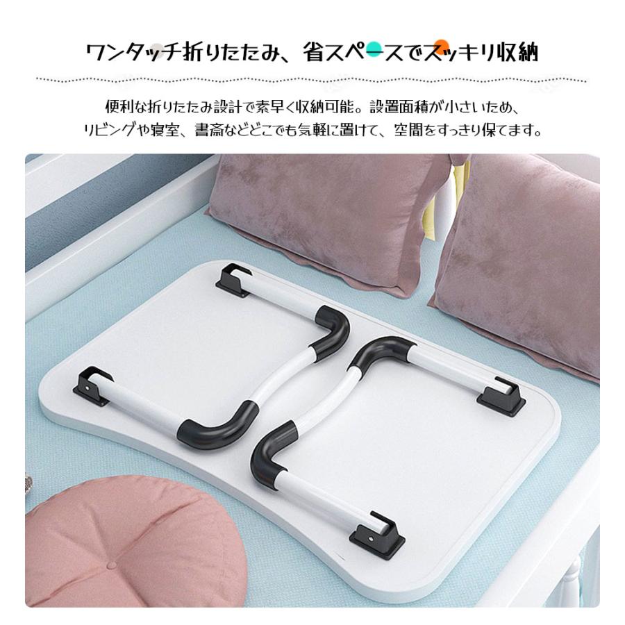 ローテーブル 折りたたみテーブル 折れ脚テーブル ミニテーブル キッズデスク 完成品 カップホルダー付き 防水 安定感 すき間収納 シンプル |  | 02