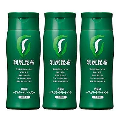 公式店舗 利尻昆布ヘアカラートリートメント白髪染め 0ｇ 3本 ダークブラウン 日本産 Nooitmeergrasmaaien Be