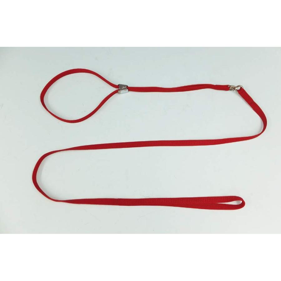 キンペックス 犬用訓練リード 小型犬用 ソフトショーリード 赤 M サイズ Supersport Tn
