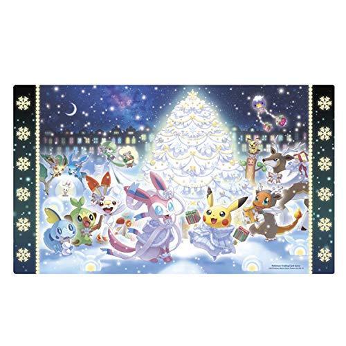海外ポケモンセンター限定 ポケモンカードゲーム プレイマット ポケモン達のクリスマス Pokemon Holiday Lights Play R Ainet 通販 Yahoo ショッピング