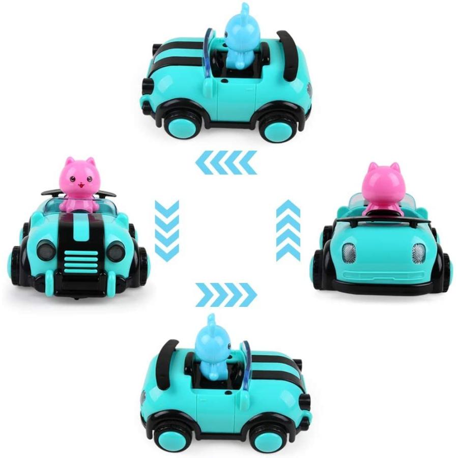 Beebeerun ミニリモコンカー こども向け リモートコントロール 車おもちゃ 女の子 音楽 ライト搭載 ミニラジコンカー ネコ クマ R Ainet 通販 Yahoo ショッピング