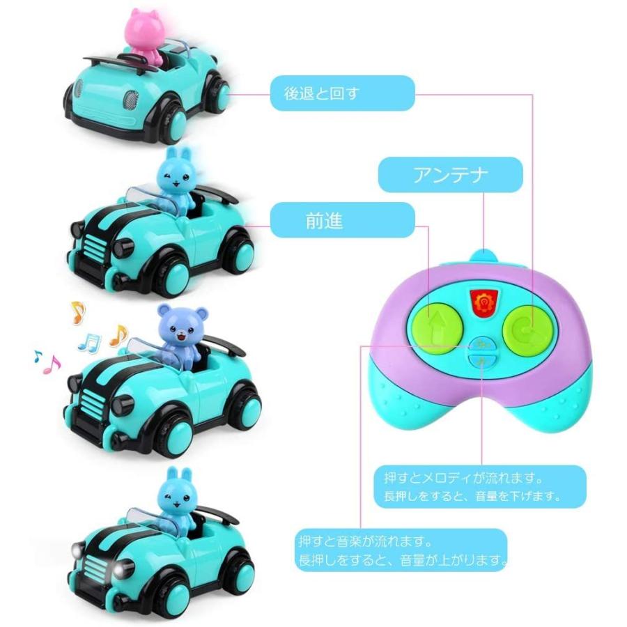 Beebeerun ミニリモコンカー こども向け リモートコントロール 車おもちゃ 女の子 音楽 ライト搭載 ミニラジコンカー ネコ クマ R Ainet 通販 Yahoo ショッピング