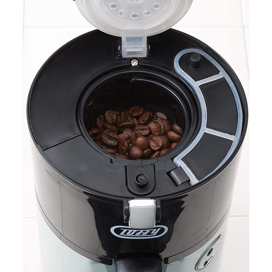 Toffy トフィー 全自動ミル付コーヒーメーカー K Cm2 ペールアクア 珈琲 豆挽 ミル おうちカフェ レトロ かわいい K Cm2 R Ainet 通販 Yahoo ショッピング