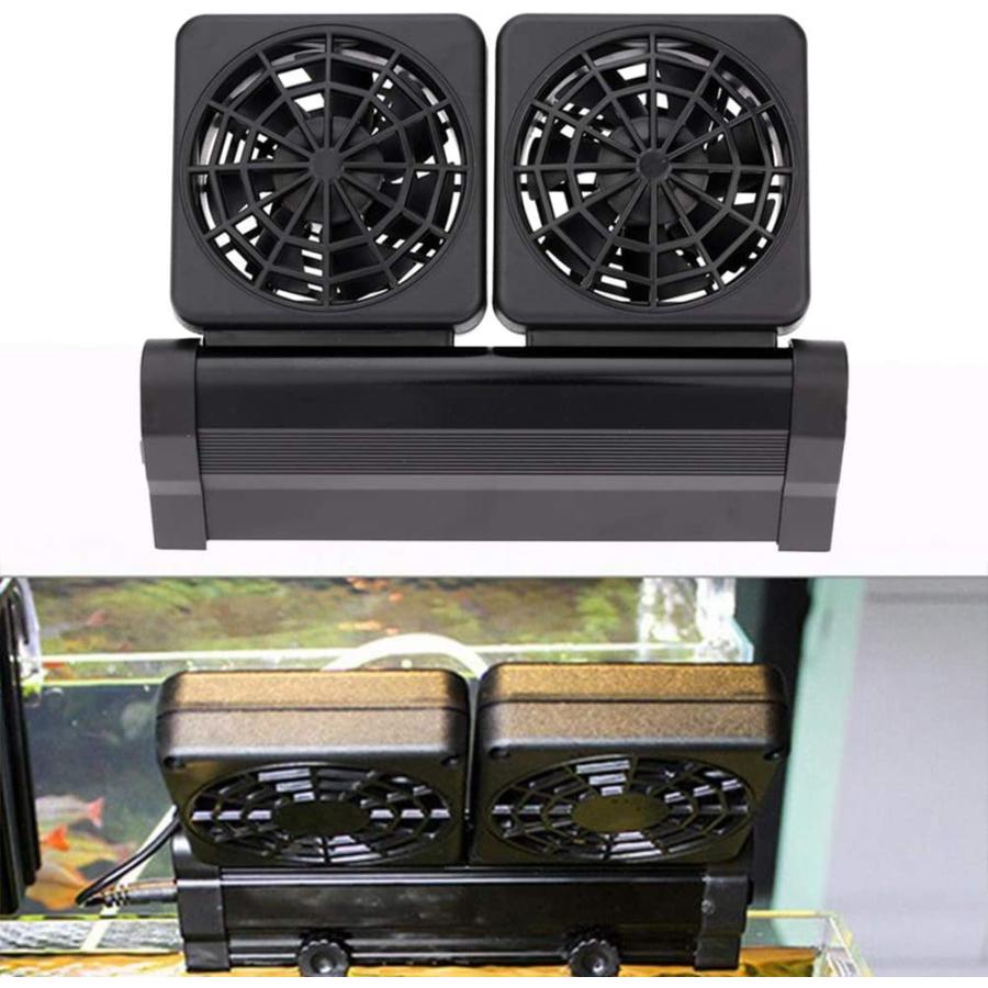 Popetpop 水槽冷却ファン クールファン 水槽用クーラークーリングファン 2レベル風 調節可能 水族館水槽用 黒い R Ainet 通販 Yahoo ショッピング