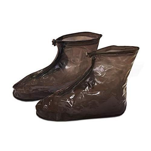 JYUGEMU108 シューズカバー レインカバー 防水 流行のアイテム 靴カバー 手数料安い M ブラウン レインブーツ