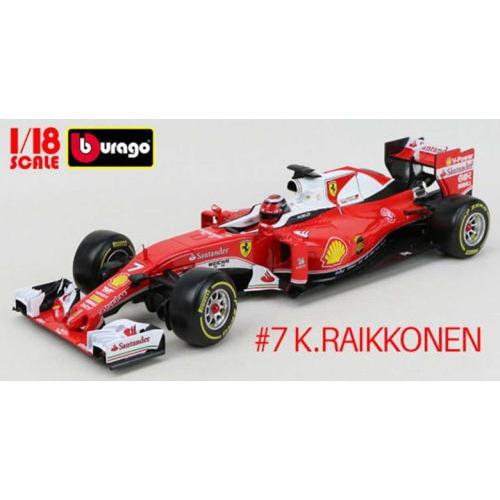 1/18 フェラーリ K.ライコネン Ferrari SF16-H　K.Raikkonen ブラゴ BURAGO｜r-and-b