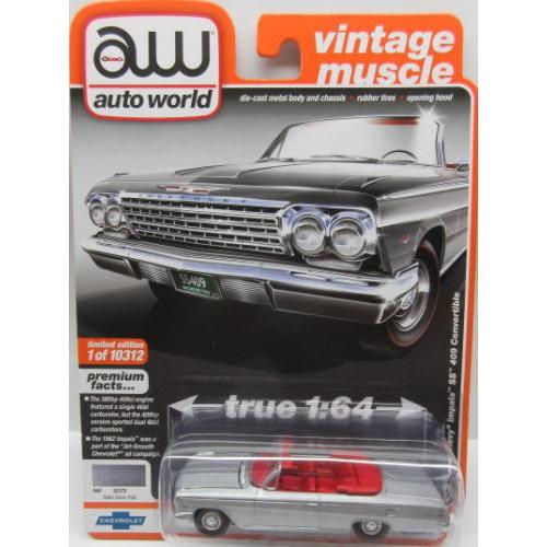 1/64 シボレー インパラ 1962 Chevy Impala SS 409 Convertible