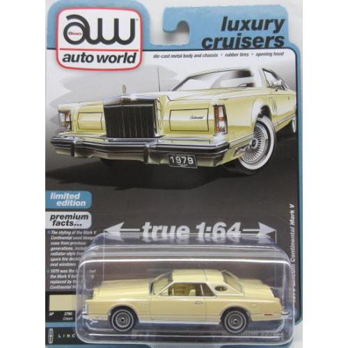 1/64 (1979年型)リンカーン•コンチネンタル＆フィギュア 1/64 リンカーン コンチネンタル 1979 Lincoln Continental Mark V