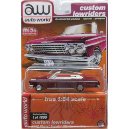 1/64 シボレー インパラ 1962 Chevy Impala SS Convertible Auto