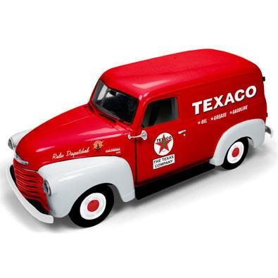 1/18 シボレー ダイアログボックス 送達 1948 Chevrolet Panel Delivery TEXACO auto world ミニカー-ゲーム、おもちゃ
