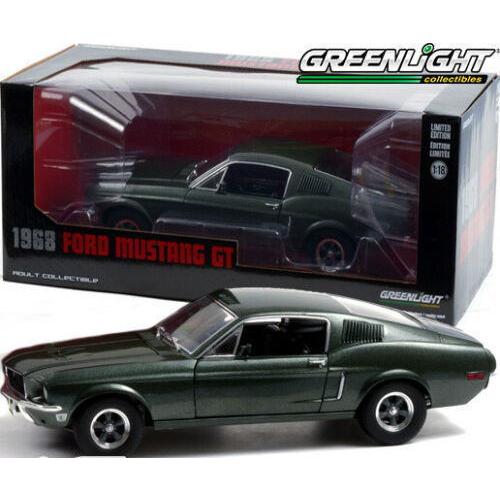 グリーンライト 1/18 フォード マスタング 1968 Ford Mustang GT