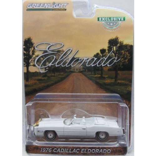 Greenlight 1976 Cadillac Eldorado Cabrio Bianco – Diecast Scala 1/64, Modello Anniversario