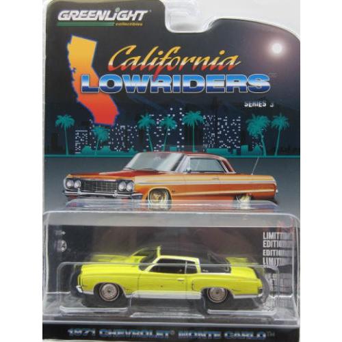 グリーンライト 1/64 シボレー モンテカルロ 1971 Chevrolet Monte
