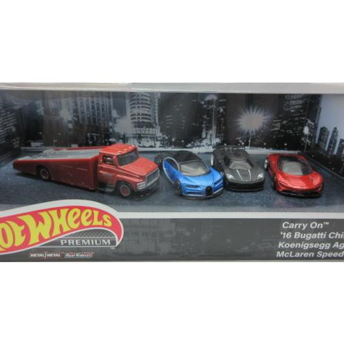 1/64 4台セット Carry On '16 Bugatti Chiron Koenigsegg Agera R