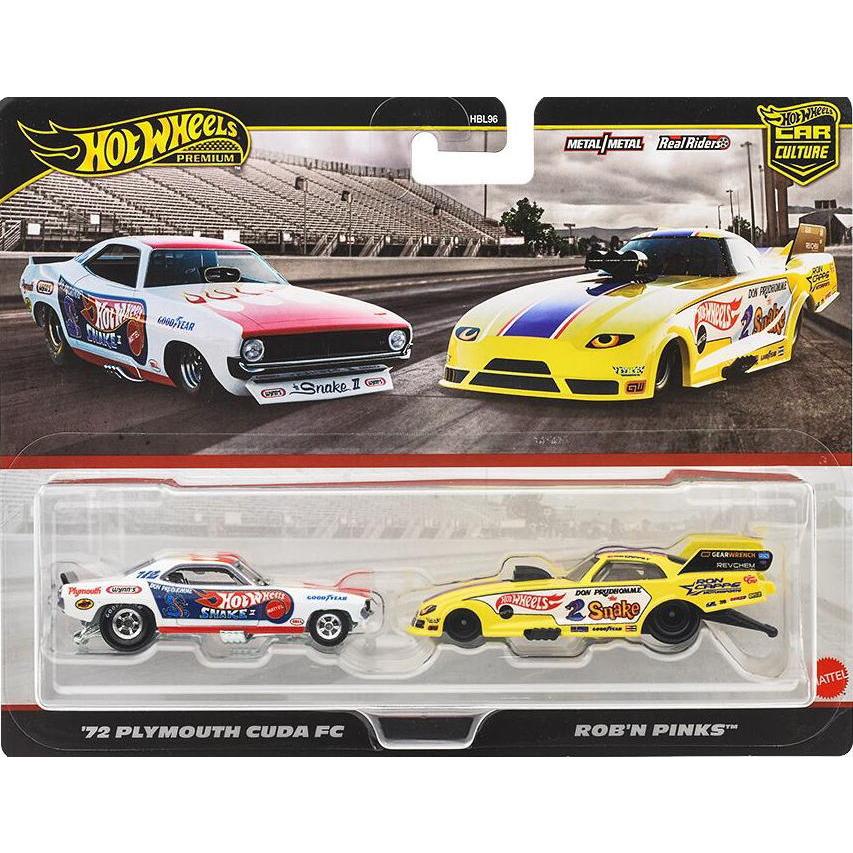 ホットウィール LIMITED EDITION 1/64 2種　未開封 1/64 2台セット '72 Plymouth Cuda FC / Rob'n Pinks ホットウィール