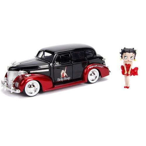 1/24 シボレー マスター デラックス ベティ フィギュア付 Betty Boop & 1939 Chevy Master Deluxe