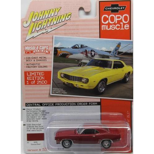 ジョニーライトニング　シボレー　カマロ　Z28　プラスチックモデル風　1/64 1/64 シボレー カマロ 1989 Chevy Camaro Z28 IROC-Z JOHNNY