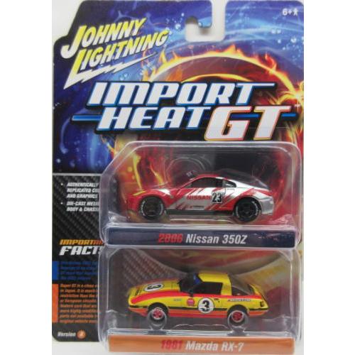 1/64 2006 Nissan 350Z / 1981 Mozda RX-7 JOHNNY LIGHTNING : R&B web