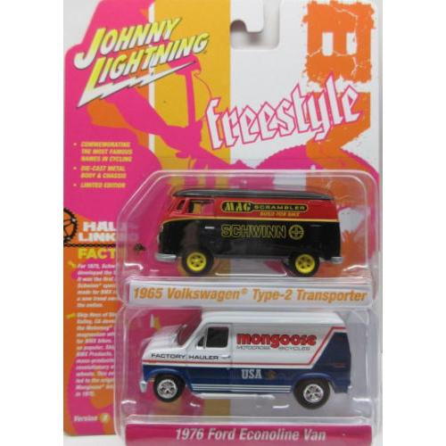 1/64 1965 Volkswagen Type-2 Transporter / 1976 Ford Econoline Van