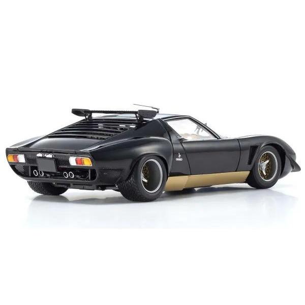京商 1/18 ランボルギーニ ミウラ Lamborghini Miura SVR Black/Gold