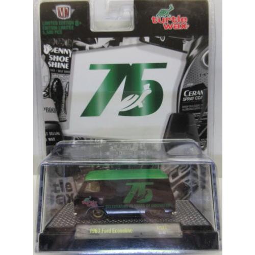 M2 1963　フォード・エコノライン(フラット・ブラック) 1/64 フォード エコノライン バン 1963 Ford Econoline M2 Machines