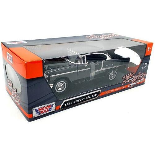 MOTORMAX製　アメリカングラフティ 55 ベルエア　カスタム 楽天市場】1/18 MOTORMAX☆1955 シボレー・ベルエア カスタム仕様 黒色