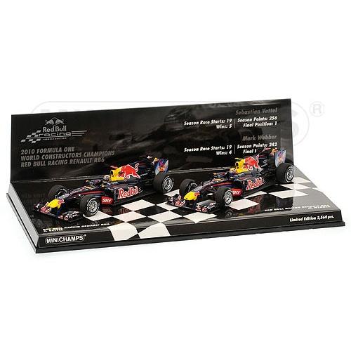 1/43 2010 Fomula One World Constructors Champions Red Bull Racing Renault RB6-2010 ミニチャンプス MINICHAMPS