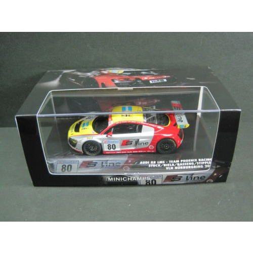 1/43 アウディ ニュル Audi R8 LMS Team Phoenix Racing Stuck/Biela/Basseng/Stippler VLN Nurburgring 2009 ミニチャンプス MINICHAMPS