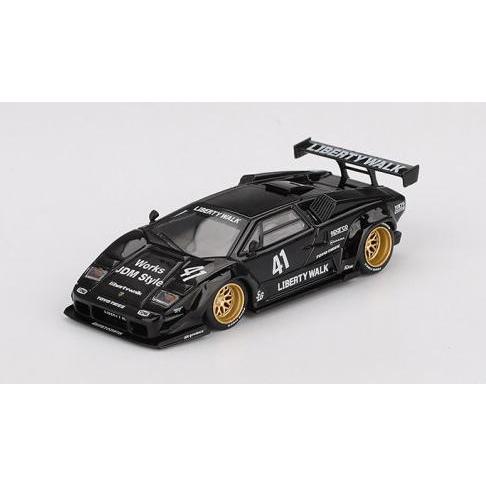 1/64 Lamborghini Countach LB-WORKS Black LHD ブリスター入 MINI GT