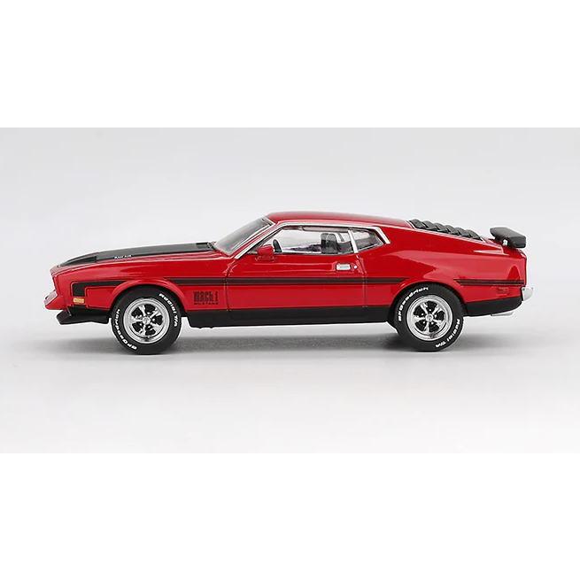 1/64 Ford Mustang Mach1 1971 Race Red LHD MINI GT : R&B web shop