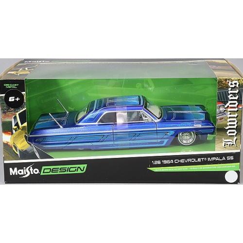 Maisto 1964 シボレー・インパラ SS ローライダー(ブルー) 1/26 1964 シボレー インパラ SS ブルー【MS32547BL】 | Maisto