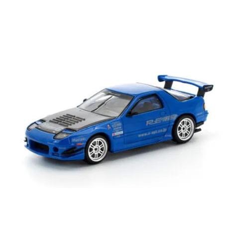 MAZDA RX-7 (FD3S) RE-AMEMIYA WIDEBODY METALLIC BLUE (ミニカー) - ホビーサーチ ミニカー ▲超希少！Blue！世界限定！TM 1/64 アテンザ MAZDA RX-7 RX7 FD