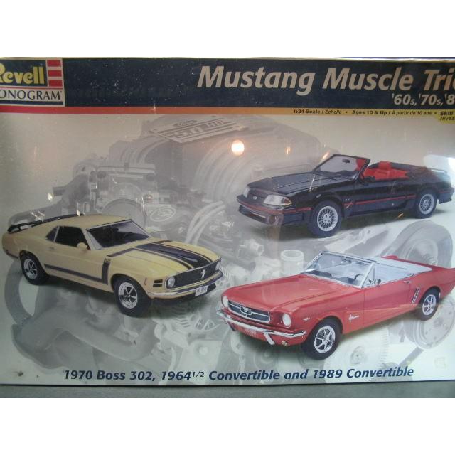 Revell 1/25 マスタング Mustang Muscle Trio '60s '70s '80s Revell