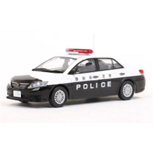 レイズ トヨタ アリオン A20 (ZRT261)  静岡県警察所轄署警ら車両 三菱 1/43 静岡県警察所轄署警ら車両 トヨタ アリオン A20
