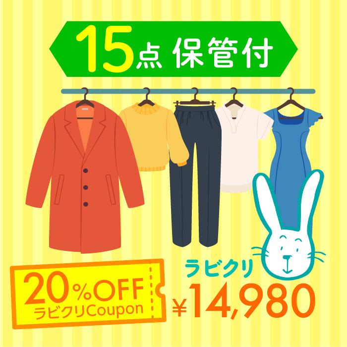 クリーニング 宅配 詰め放題 最大9ヶ月長期保管コース 15点パック