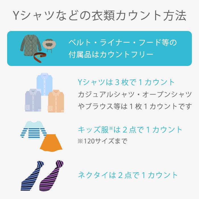 クリーニング　宅配　詰め放題　保管なし最速便コース　20点パック_12