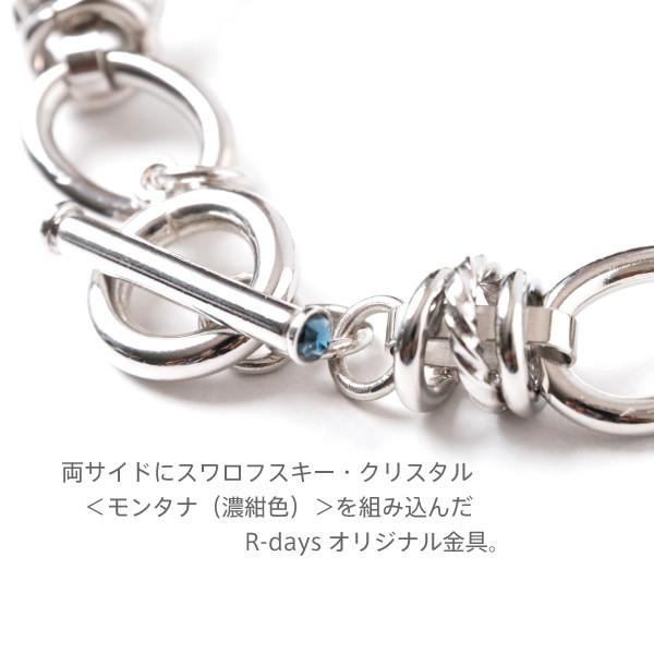 ブレスレット 大ぶり レディース シルバー チェーン シンプル
