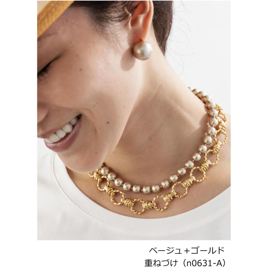 8mm コットンパール チョーカー ネックレス パールネックレス 軽い キスカ ホワイト ピンク ベージュ グレー プリンセスネックレス アクセサリー レディース N0634 R Days代官山 通販 Yahoo ショッピング