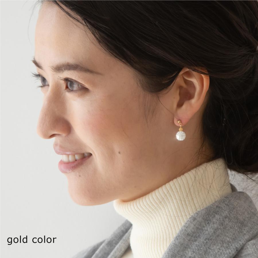 パヴェボール オーナメント ピアス ノンホールピアス R-days